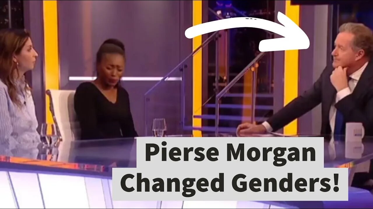 Piers Morgan Gender Change on Live TV!