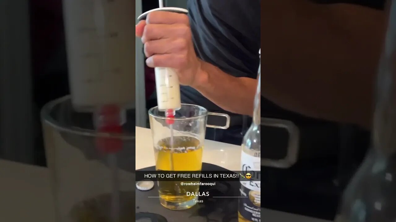 HOW TO GET FREE REFILLS!!🍾😳#shorts