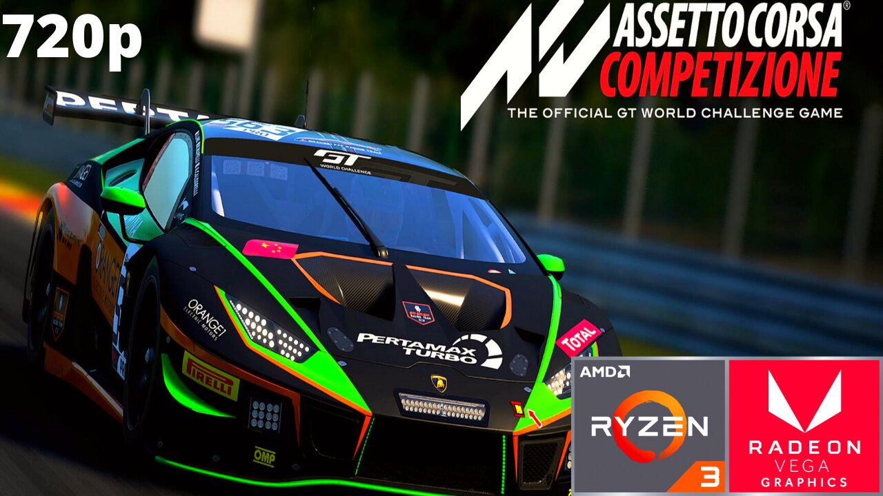 Assetto Corsa Competizione - Ryzen 3 3200G Vega 8 & 16 GB RAM/8 GB RAM/1X8 GB RAM