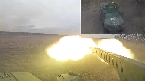 🔴 Russian Typhoon VDV Unleashes 30mm Cannon In Kreminna - GoPro