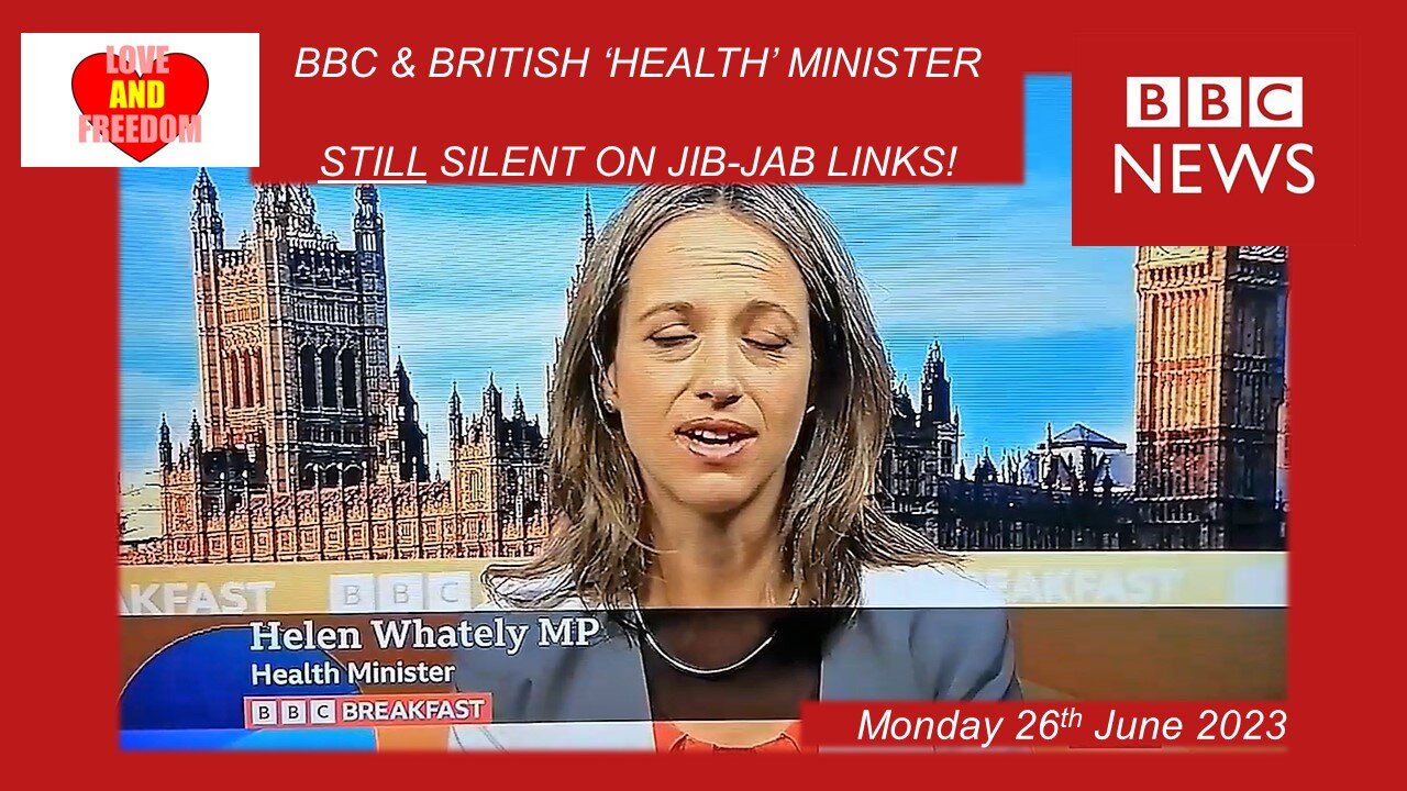 BRITISH HEALTH MINISTER STILL SILENT ON THE JIB-JABS!