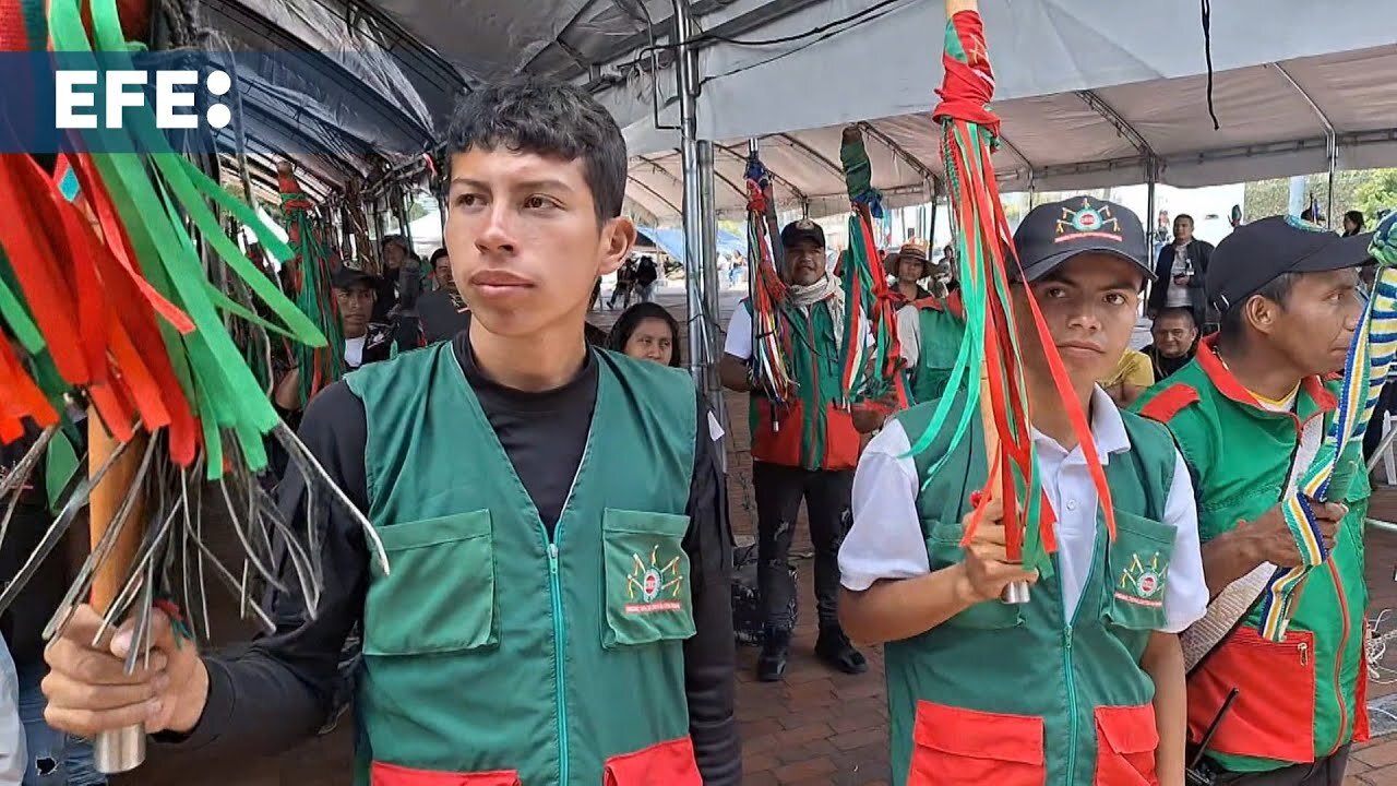 Miles de indígenas llegan a Bogotá para exigir medidas frente a la violencia en sus territorios