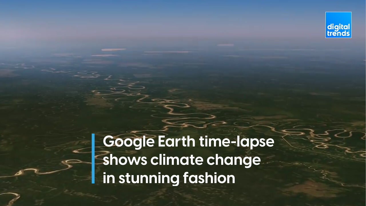 Stunning Google Earth time-lapse shows effects of climate change