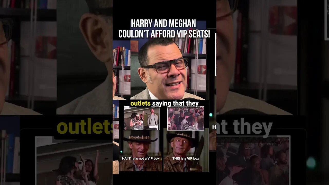 Harry and Meghan couldn't afford VIP seats!
