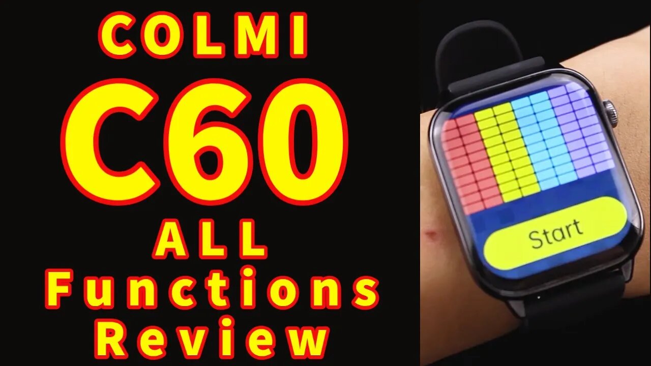 COLMI C60 all functions review