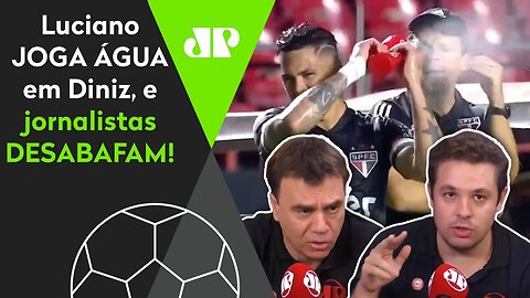 "QUEREM ACHAR CRISE NO SÃO PAULO!" Luciano JOGA ÁGUA em Diniz, e jornalistas DESABAFAM!