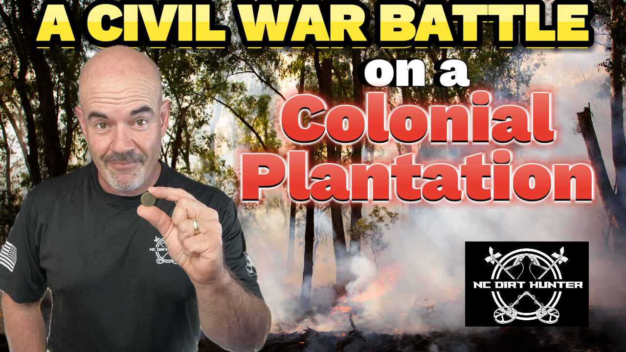 A Civil War battle on a Colonial Plantation. Metal Detecting for relics #history #civilwar