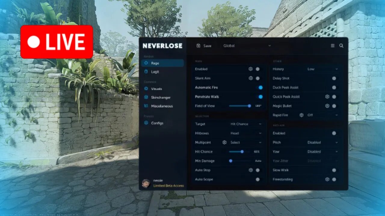 🔴 Cheating in Counter-Strike 2 LIVE ft. Neverlose.cc