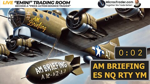 AM Briefing Thu 08/01 | Preparing ES & NQ Traders For Emini Micros Futures Trading Room