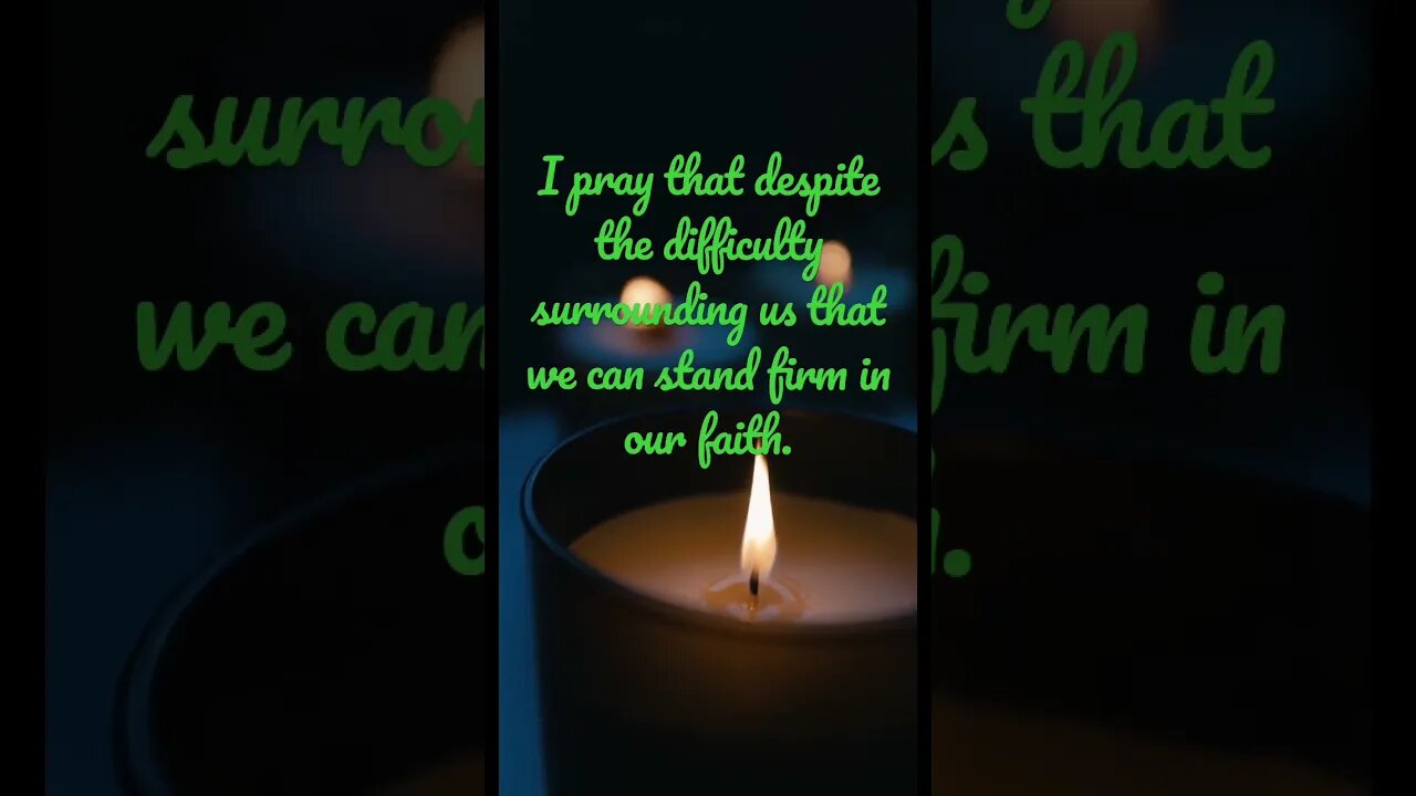 Today’s Prayer - for difficult times. #shorts #motivation #todayspromise