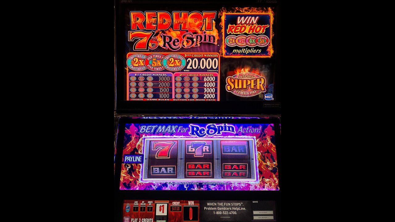 Redhot 7’s with Super Times pay