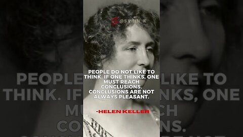 HELEN KELLER'S QUOTE | #shorts