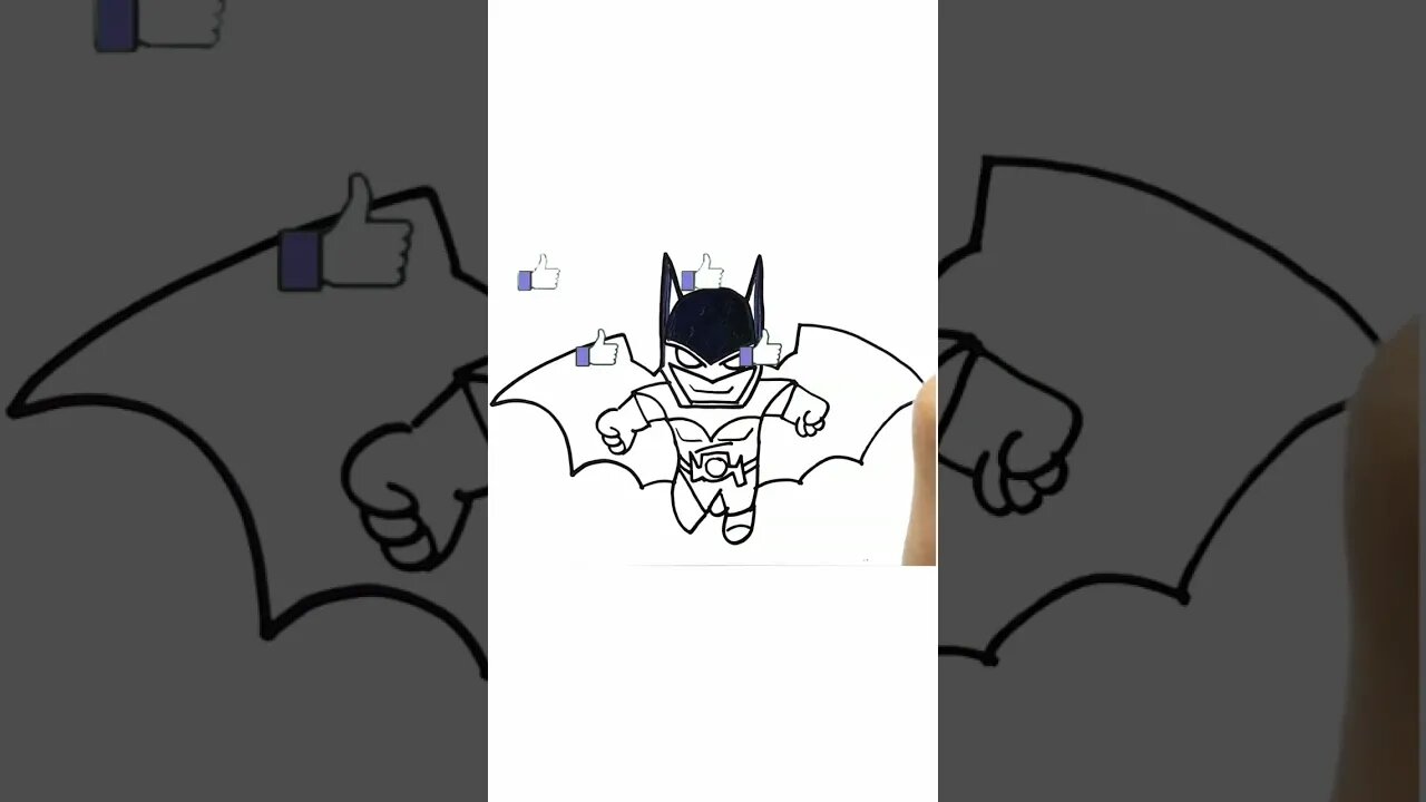 How to Draw and Paint Batman Chibi Version