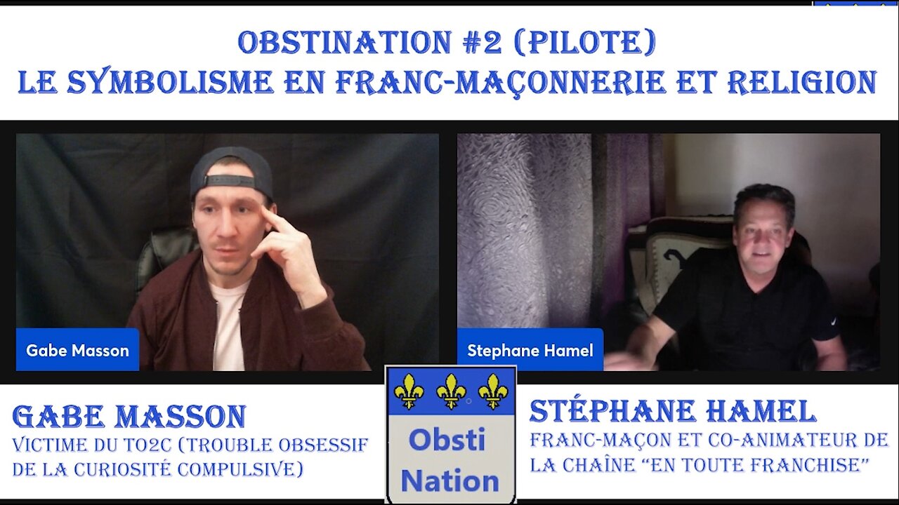 OBSTINATION #2 - Stéphane Hamel | Symbolisme en Franc-Maçonnerie & Religion