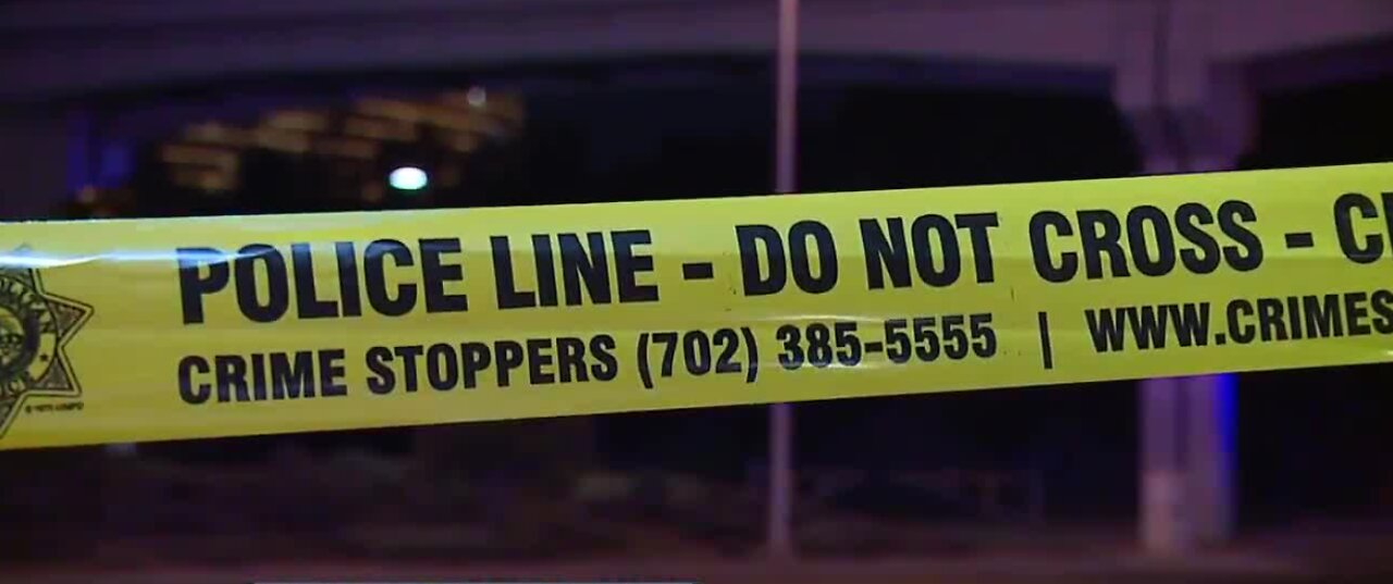 Las Vegas police investigate shooting involving an officer