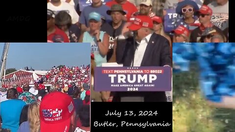 THREE VIEWPOINTS! Shots fired at Butler, Pennsylvania Trump Rally
