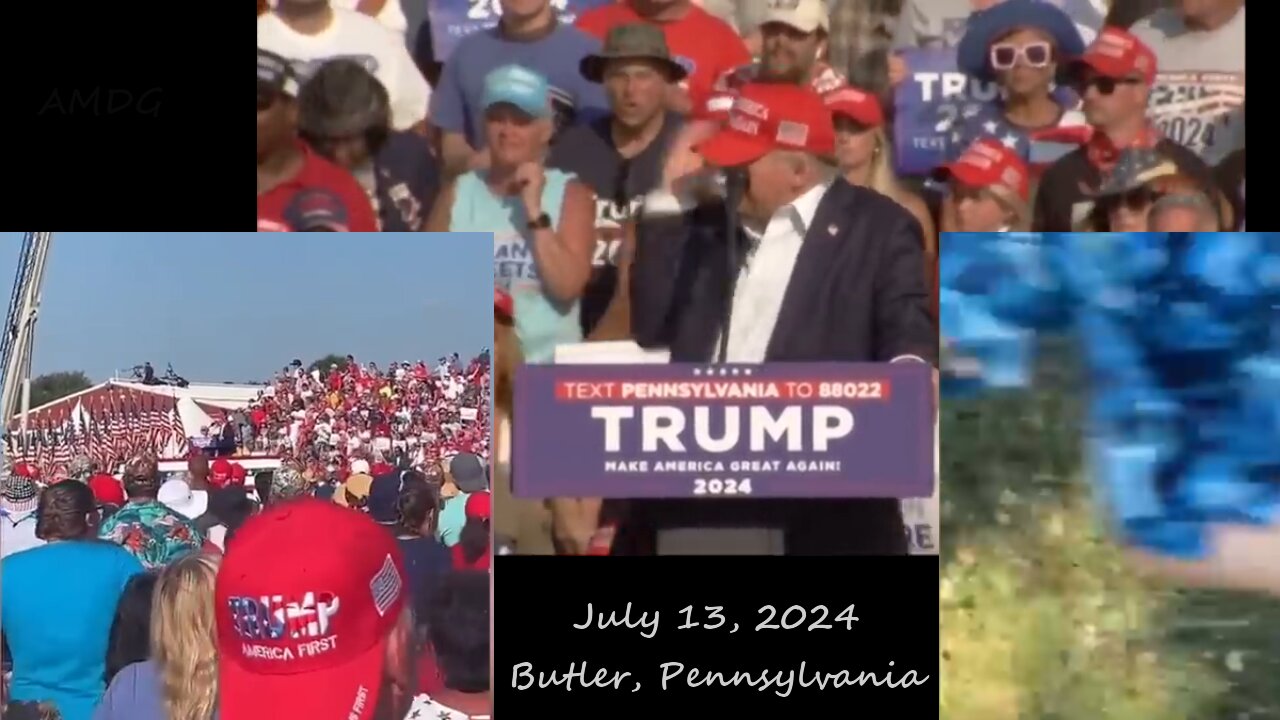 THREE VIEWPOINTS! Shots fired at Butler, Pennsylvania Trump Rally