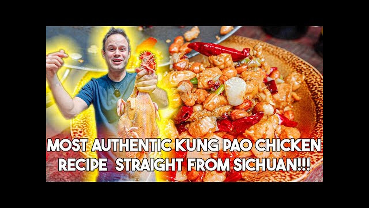 Village Life in China - How to make the BEST Kung Pao Chicken Recipe (DELICIOUS and EASY)