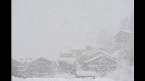 THE MOST RELAXING SNOW THUNDERSTORM FOR 10 HOURS (BLANK SCREEN)