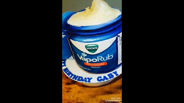 Vicks Vapor Rub Cake