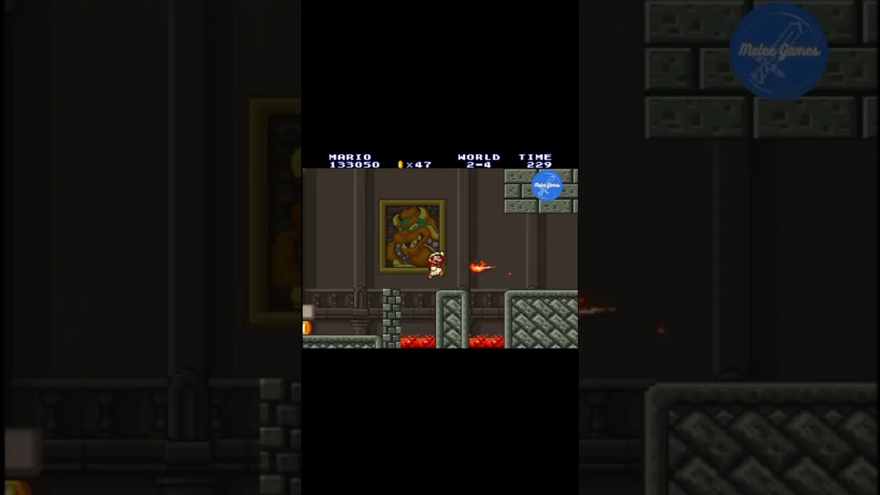 This Mario battle had Bowser falling into lava AGAIN! #nintendo #retrogaming
