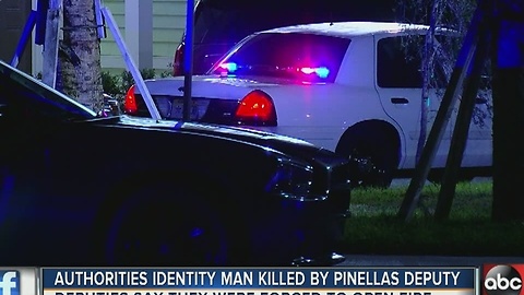 Authorities identify man killed by Pinellas Deputy