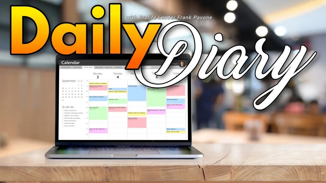 My Daily Diary for AUG. 26th - SEPT. 1st