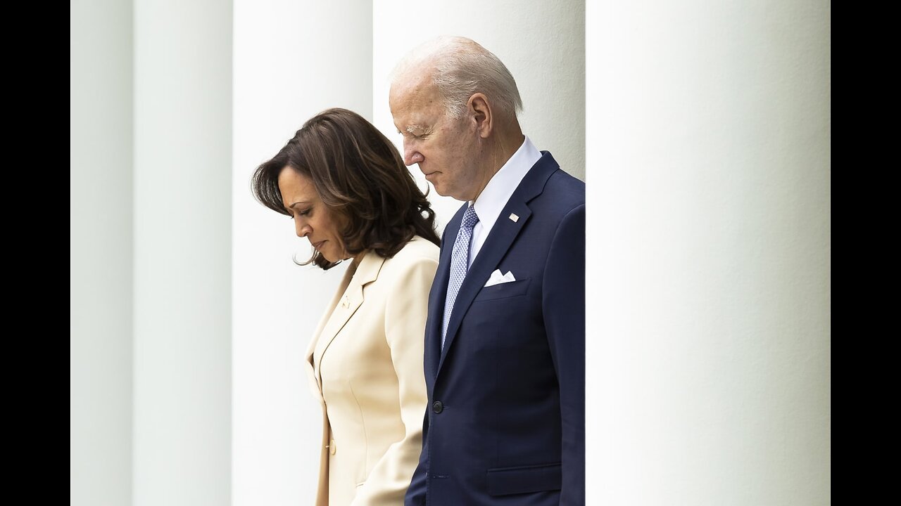 Joe Biden slammed for heavily 'slurring' during speech with Kamala Harris