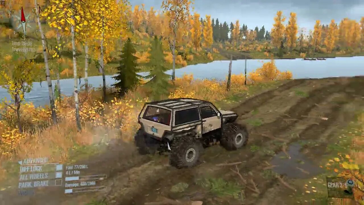 MudRunner, Reka 704, Jeep XJ 2 Door Crawler TXVIII