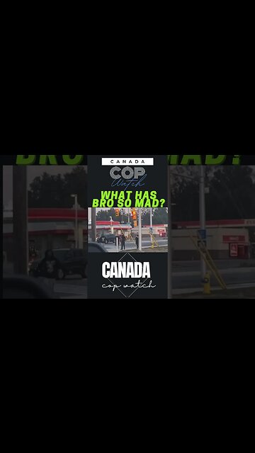 🍁🚔🎥 Man Not Happy With Police #shorts