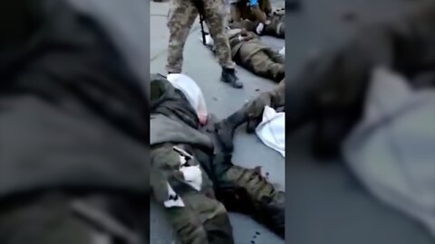 Russian Soldiers treated against Geneva Convention - War Crime in Ukraine