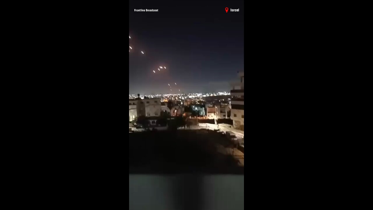 Missiles Drops as Rain in Israel