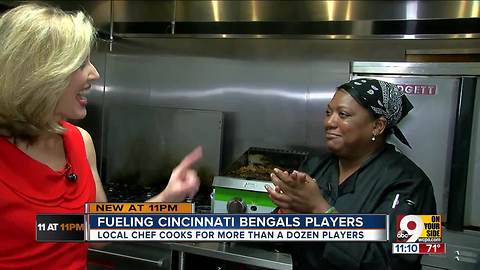 This chef whips up 'fuel' for Bengals players
