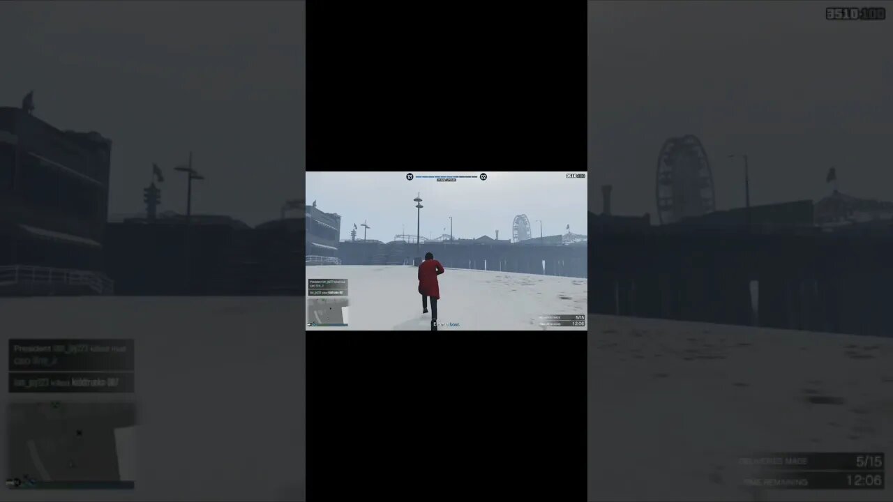 bro was hiding from the smoke #shorts #gtaonline