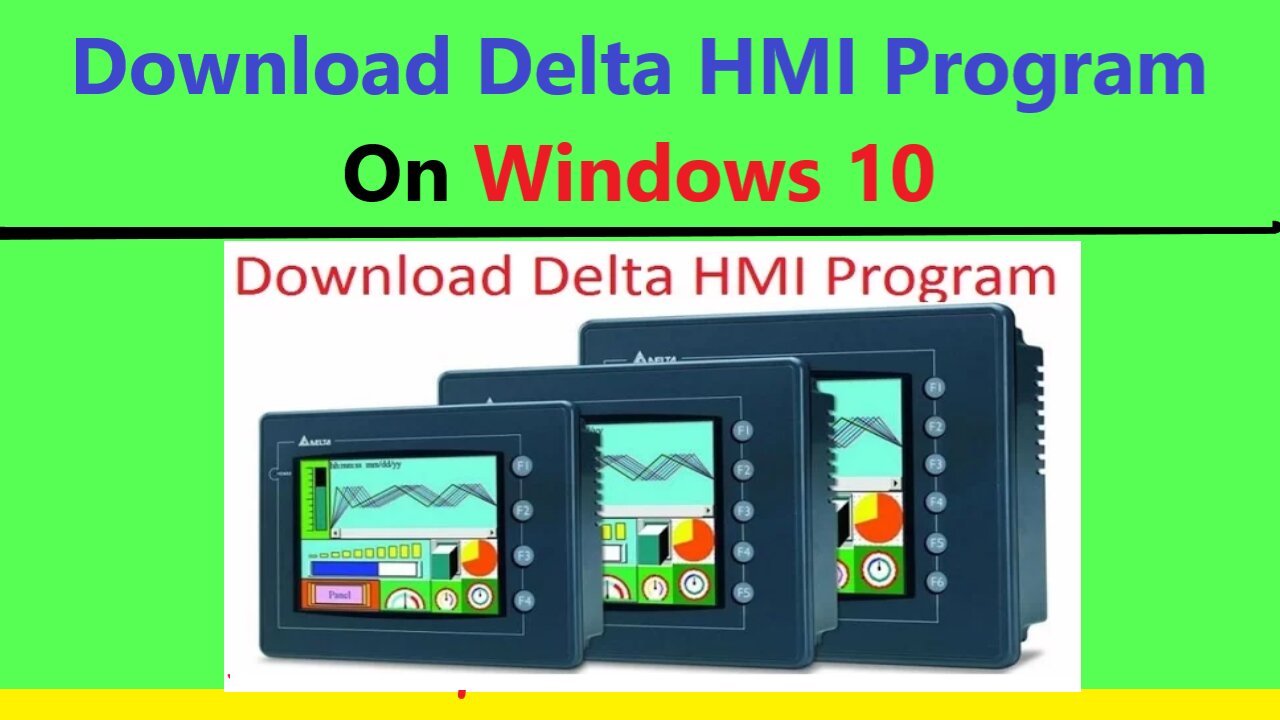 0113 - Download Delta HMI program on DOPSoft V2.0 - Windows 10