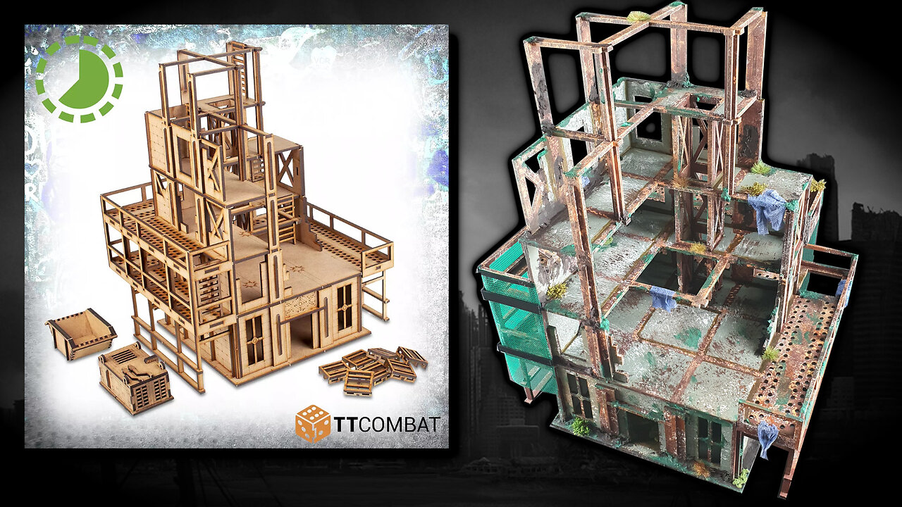 TTcombat - MDF Kit - High Rise Construction Site