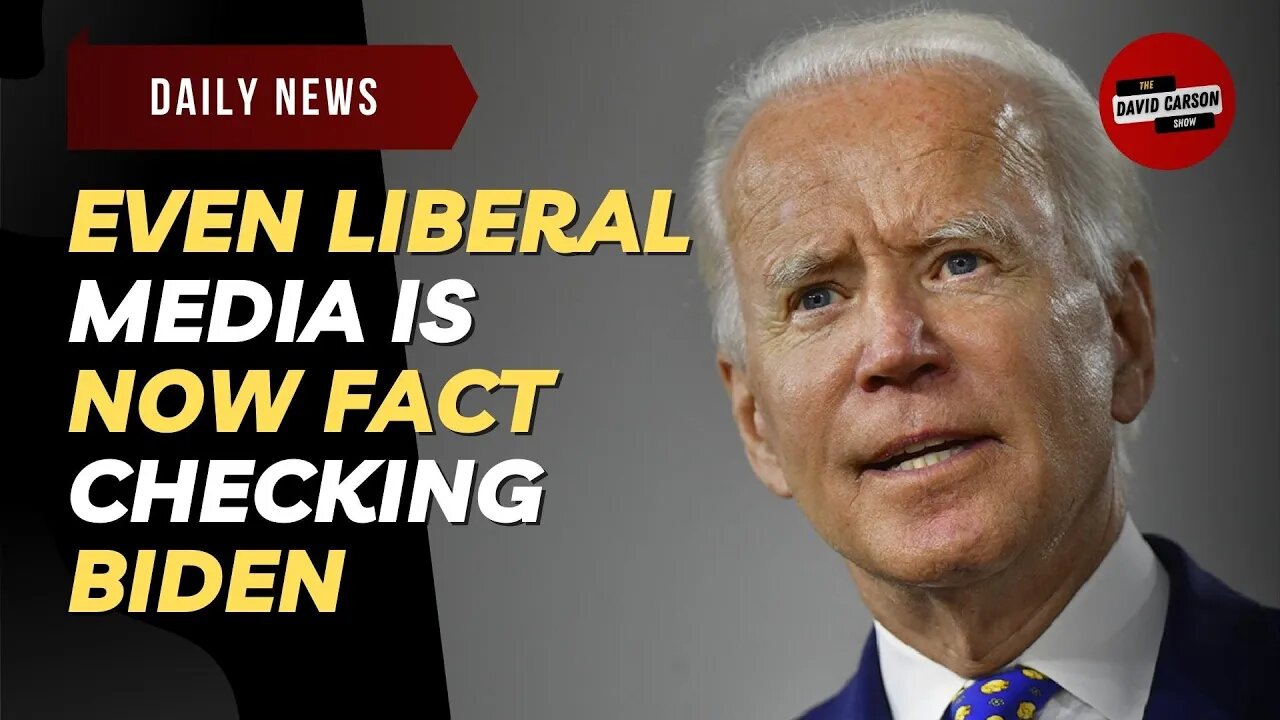 Even Liberal Media Is Now Fact Checking Biden