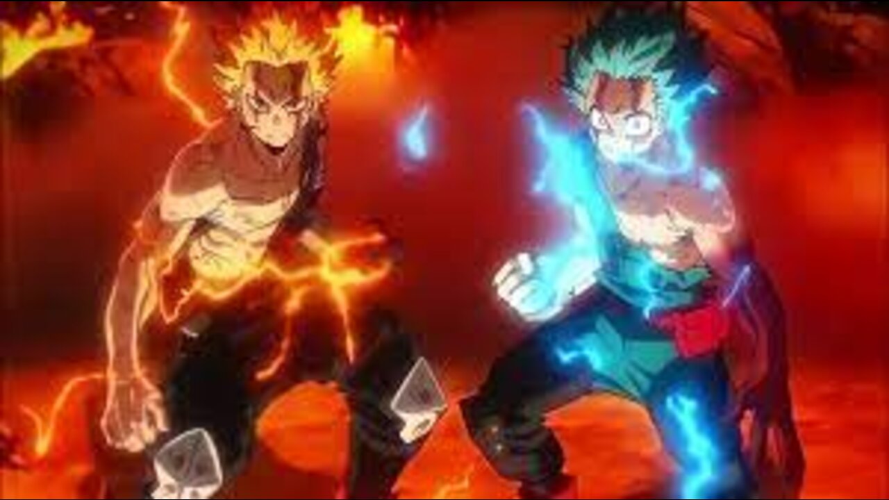 Deku & Bakugo VS Nine FULL FIGHT