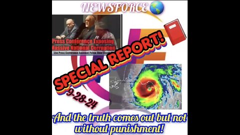 September 28th NEWSFORCE 🌎 SPECIAL REPORT!📕 Hurricane Helene & more