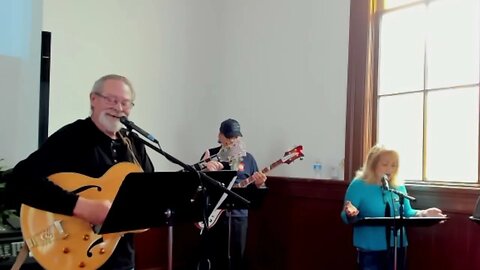 2023 05 21 Worship Team, Kim, John and Emma