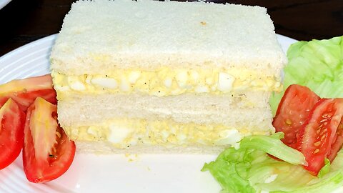Easy Japanese EGG SALAD SANDWICH Recipe