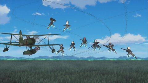 Strike Witches the Movie - the 501st arrive + Yoshika gets her striker unit