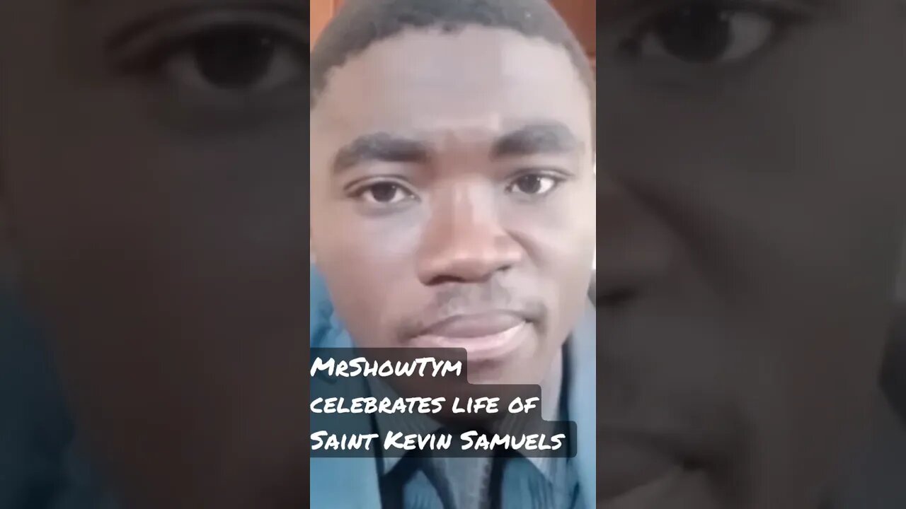 MrShowTym Celebrates Life of Saint Kevin Samuels #kevinsamuels #shorts