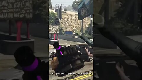 GTA AFK Player Gets Yeeted to Oblivion #gta5 #online #random #moments #funny #prank #afk #Player