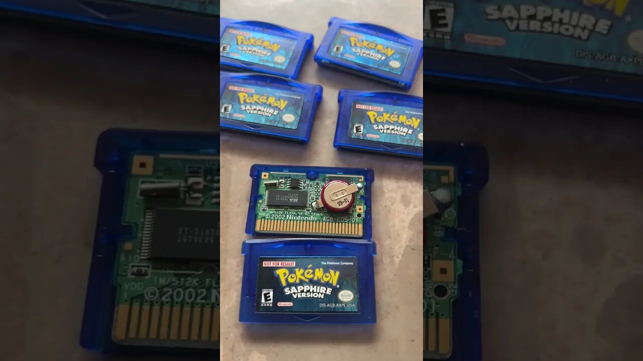 Rare Pokemon Sapphire Not For Resale Cart. Worth 1000$ Take Down