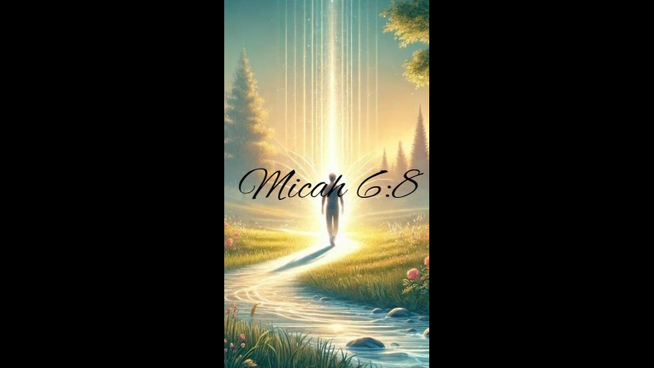 Micah 6:8 - He has shown you, O mortal, what is good. And what does the Lord require of you?