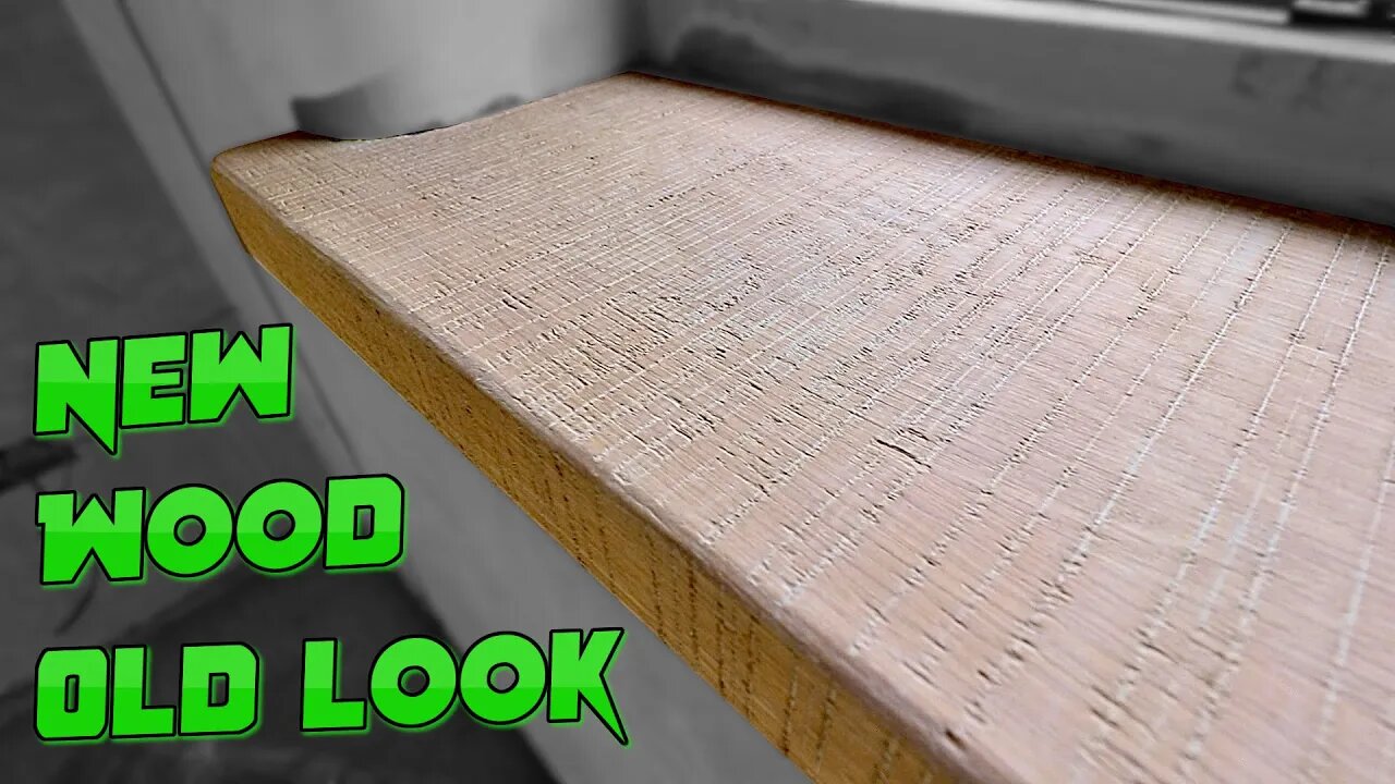 Simple Method for Rustic Effect Timber