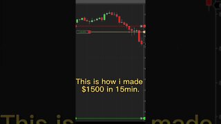 How I made 1500 profit in 15 min