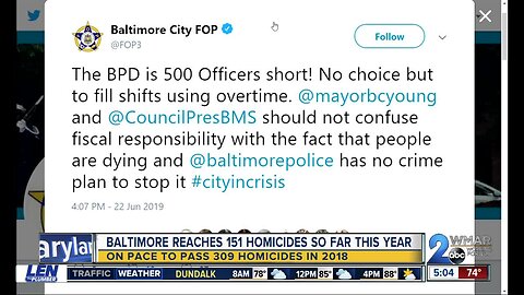 Two deadly shootings in Baltimore add to crime spike