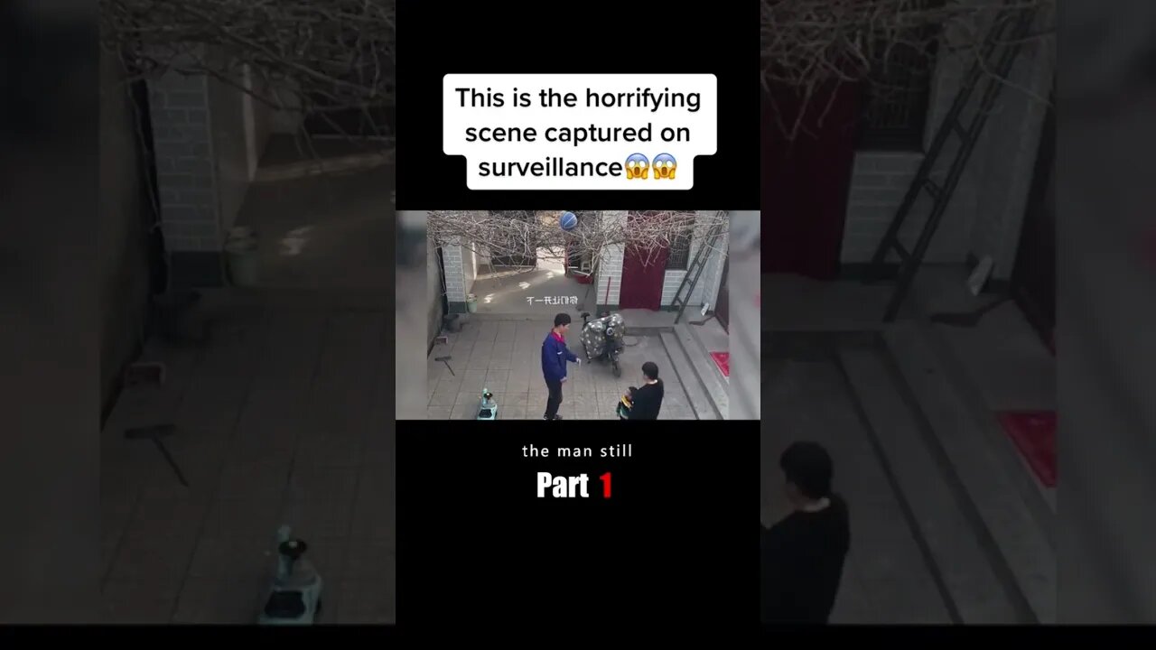 This is the horrifying scene captured on surveillance😱😱 #movie #film #movie #cctv #footage